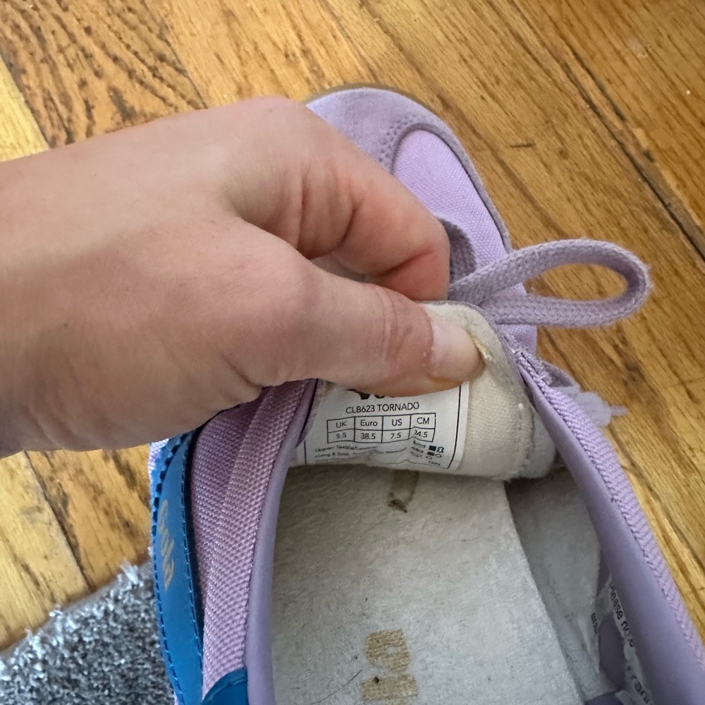 Gola Lilac and Blue Sneakers